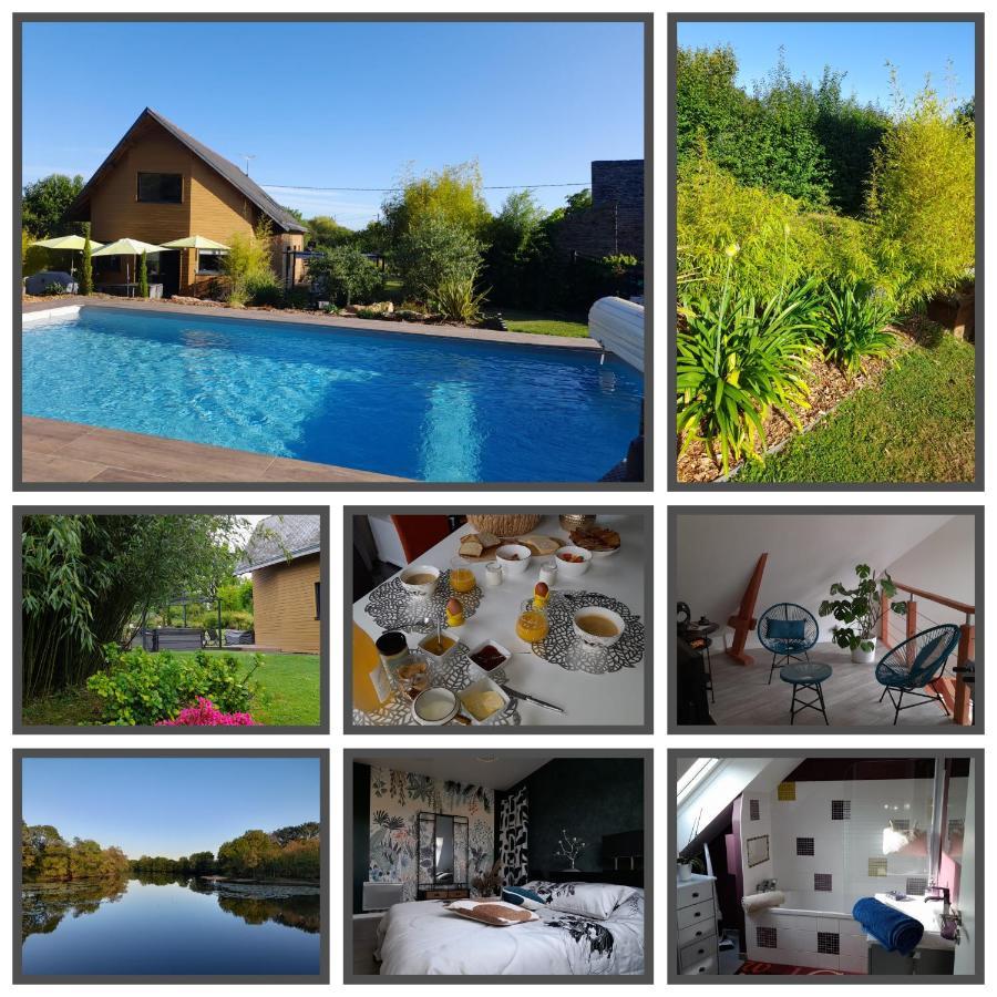 Chambre Dans Un Ecrin De Verdure Angrie ภายนอก รูปภาพ